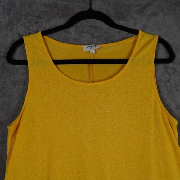 Umgee Oh Me Oh My! Sheer Knit Tank Dress Lined with Lace Trim Boho Large - Picture 4 of 8